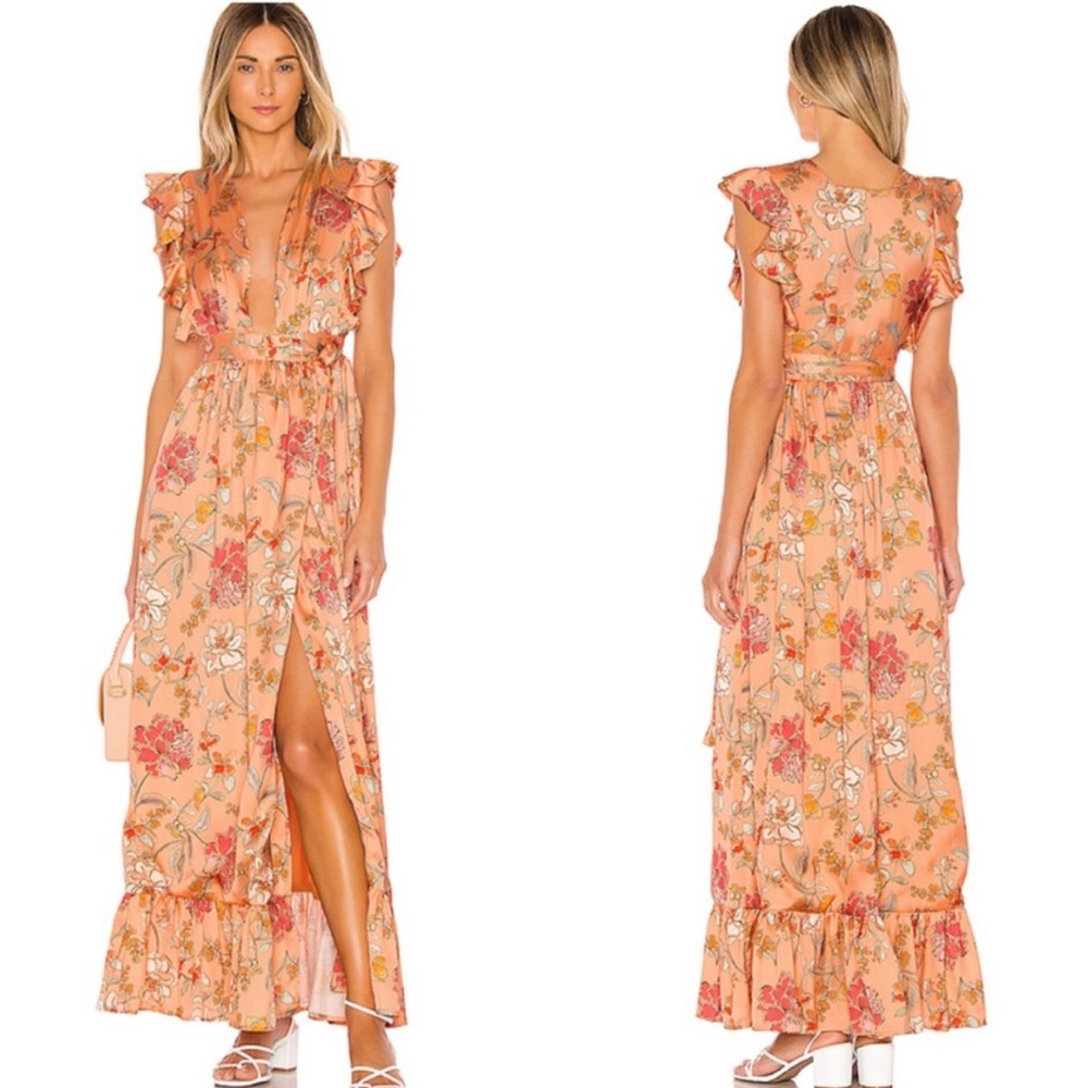 MAJORELLE Sweet Pea Dress in Vienna Orange